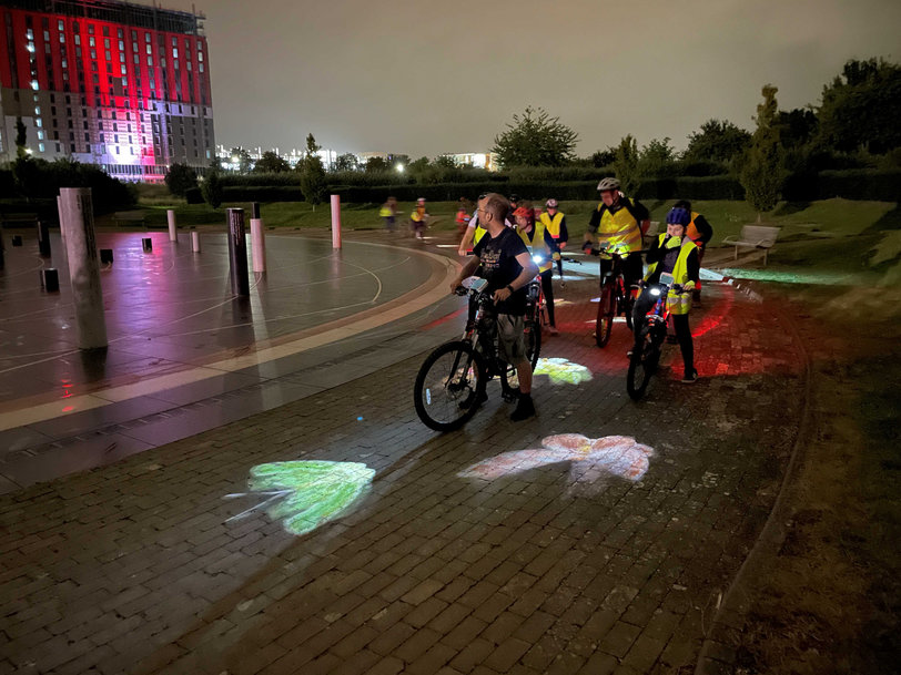 ViewSonic’s M1 mini LED Projector Lights the Way for Milton Keynes Night Cycling Event